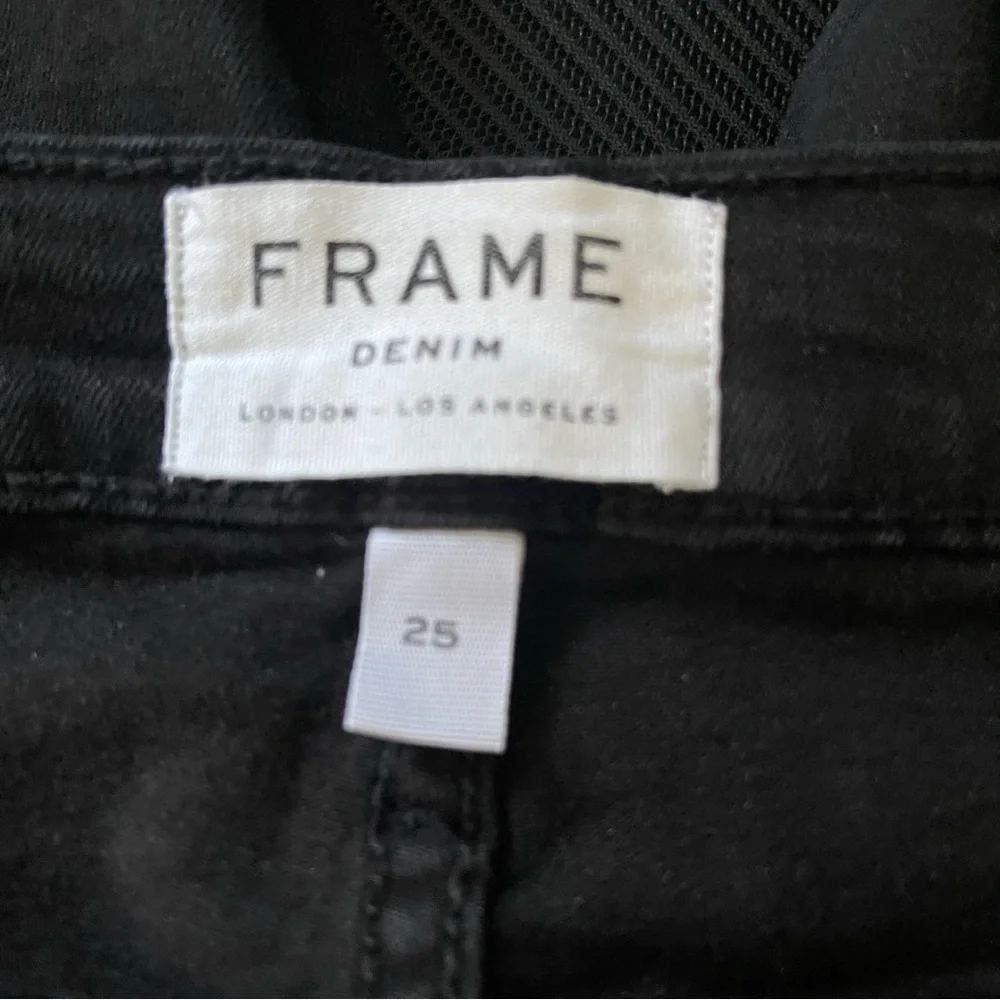 FRAME Le High Straight Glitter Stripe Jeans‎ Size 25 - Picture 13 of 15